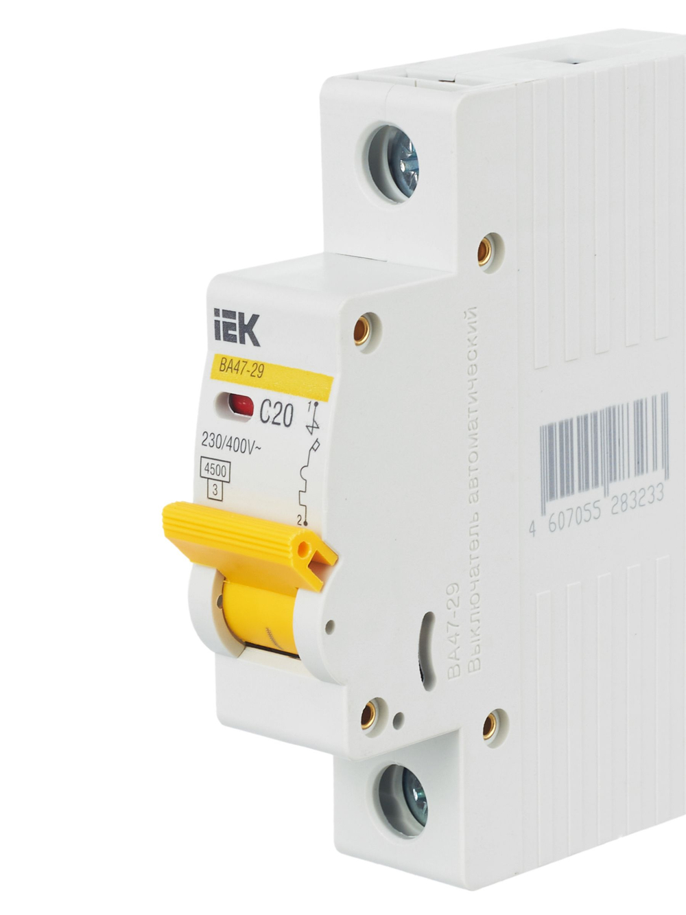 KARAT Автоматический выключатель ВА47-29 1P C 20А 4,5кА IEK