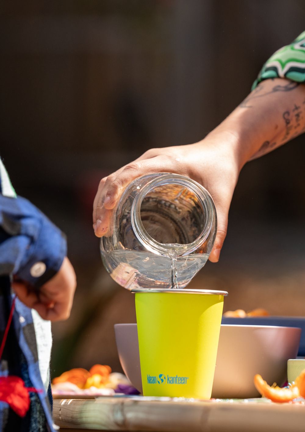 Набор одностенных стаканов Klean Kanteen Kid Cup 10oz (296 мл) Dragon Tails - 4 шт