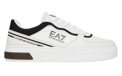 Мужские кроссовки EA7 Unisex Woven Sneaker - white/black