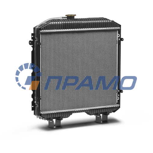 ЛР66-1301012 (ПРАМО) Радиатор охлаждения для ГАЗ 66 (алюм.)