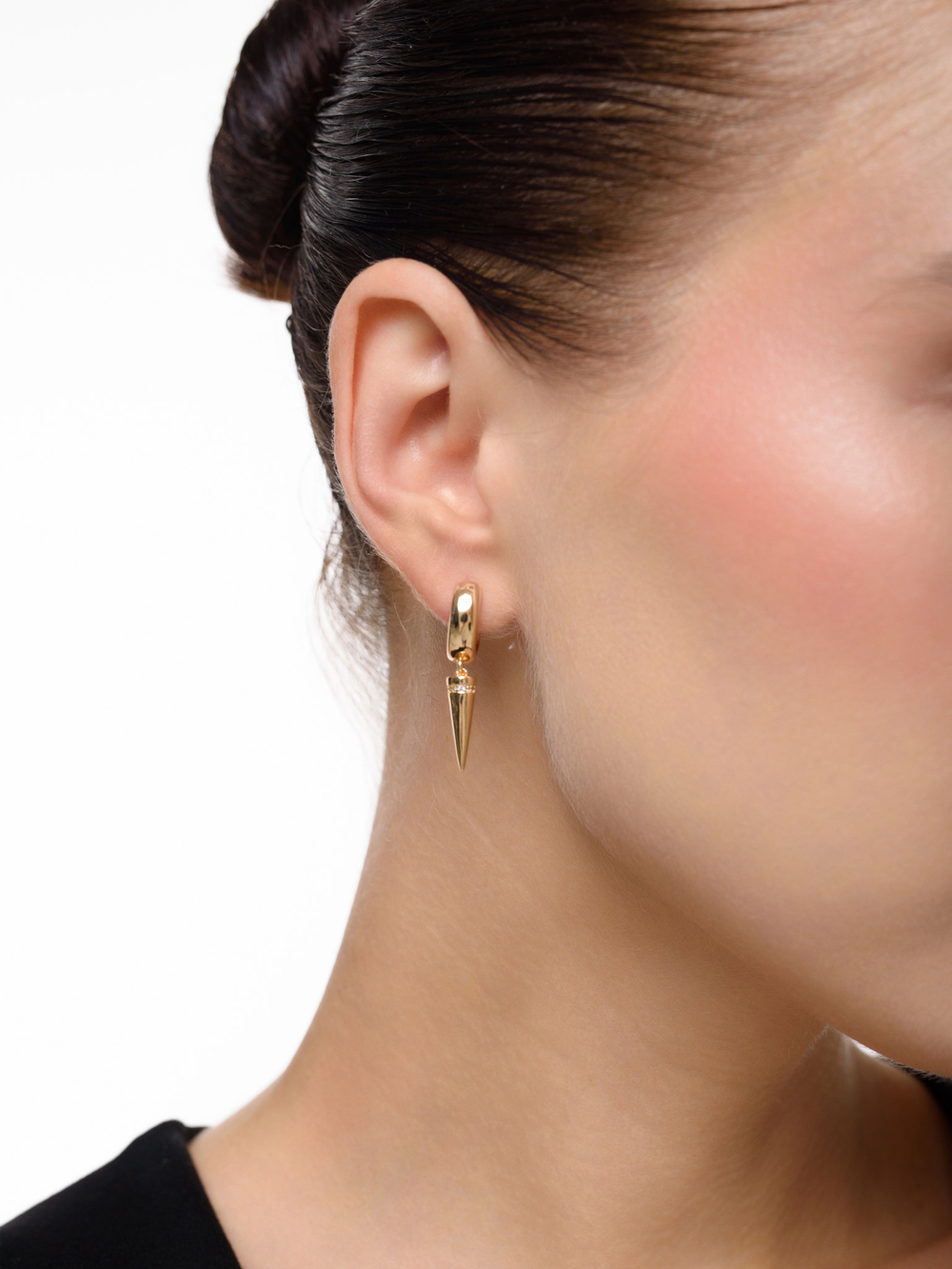 Серьги "Thorn and Cross" White Gold