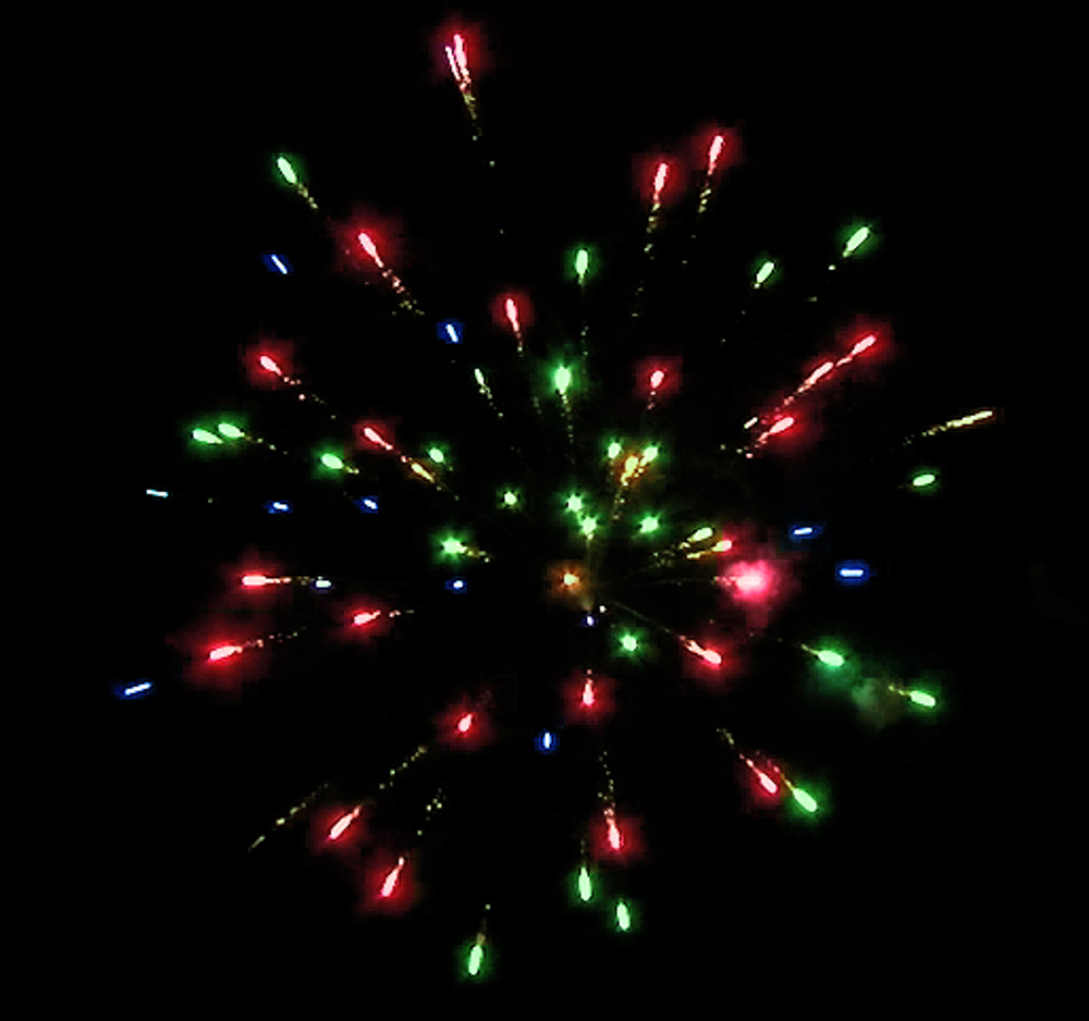 Фестивальные шары "Огни заката" калибр 2"