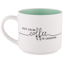 КРУЖКА "KEEP CALM COFFEE IS LOADING" 470 МЛ