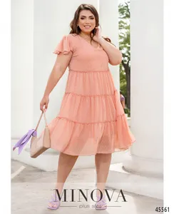 Платье 8638-1-пудра Minova