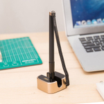 Ручка гелевая Deli, на подставке, 0,7 мм, синие чернила