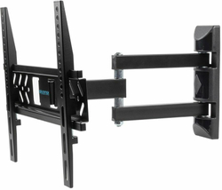 Кронштейн для телевизора Kromax PIXIS-XS черный 22"-55" макс.30кг настенный поворотно-выдвижной и наклонный (20251)