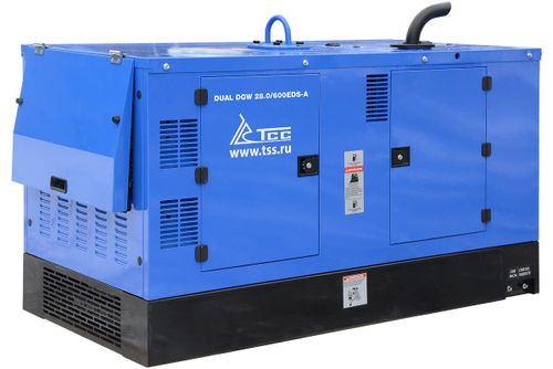 Сварочный дизель-генератор TSS DUAL DGW 28/600EDS-A двухпостовой - [28 кВт / MMA: 30-500А]