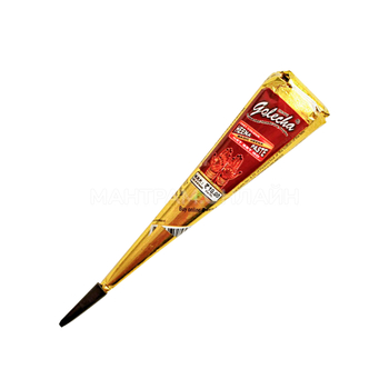 Хна для мехенди (био тату) конус Golecha Gold series красно-коричневый цвет 25 г