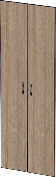 Двери высокие из ЛДСП Стандарт Про дуб сонома