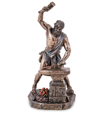 WS-1196 Статуэтка «Гефест - бог огня, покровитель кузнечного ремесла»