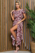 Платье Жара (бордовое) П13415-16М LT Collection