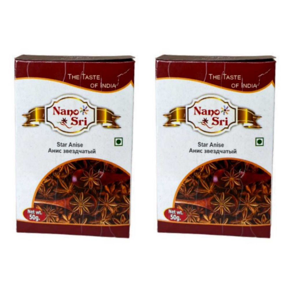 Бадьян Nano Sri Star Anise, 50 гр, 2 шт