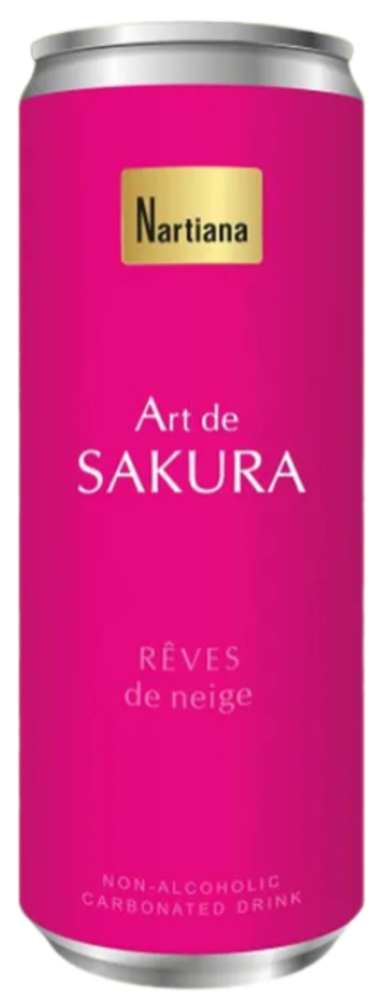 Газированный Напиток Нартиана Арт де Сакура / Nartiana Art de Sakura 0.33 - банка