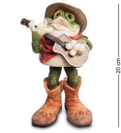 FG-6371-XC Фигура-болванчик Лягушка «Гитарист Фрогги» (Sealmark)