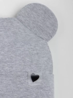 Шапка для девочки трикотажная и снуд