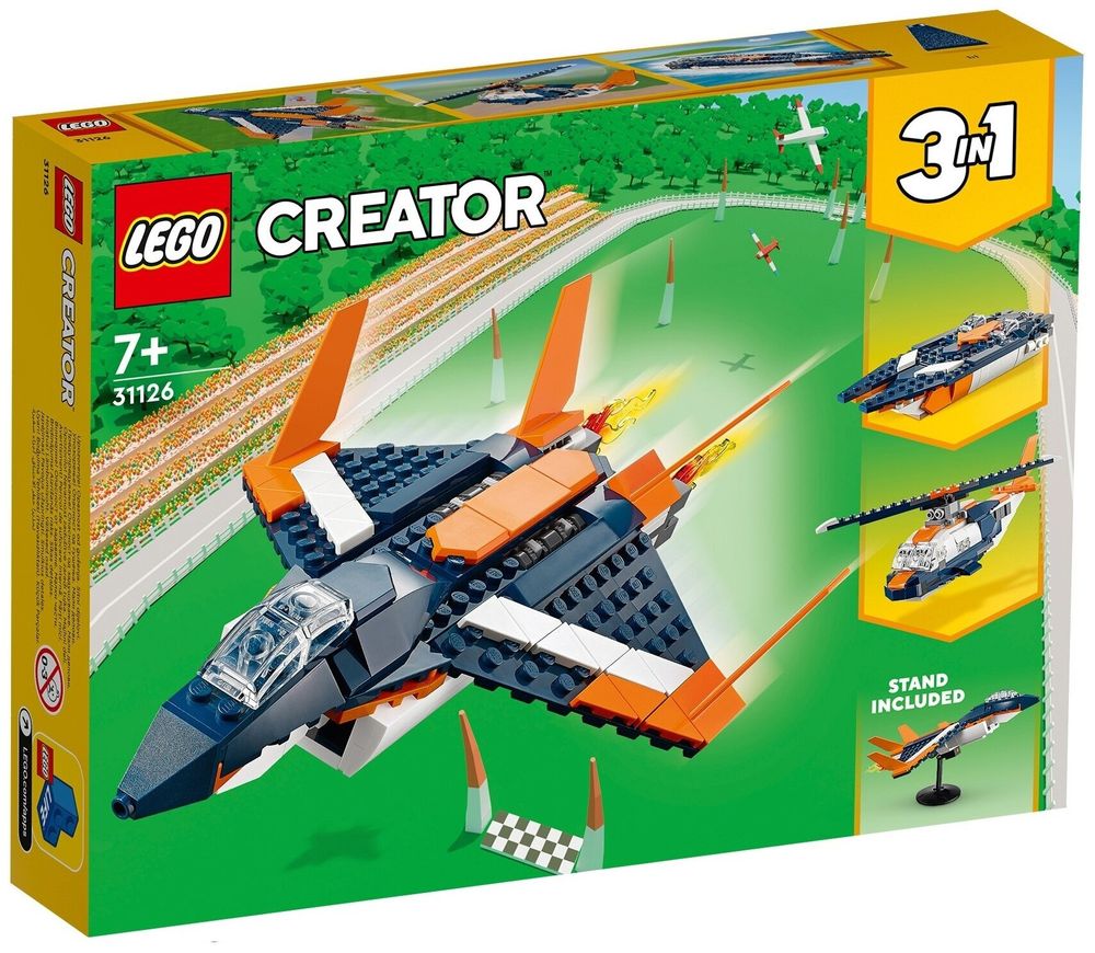 Конструктор LEGO Creator 31126 Сверхзвуковой самолёт