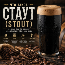 Что такое стаут (Stout): история, виды, вкус и особенности самого знаменитого тёмного пива
