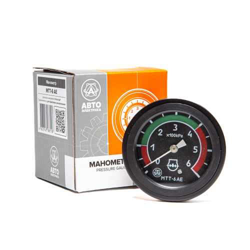 Указатель давления масла (манометр), МТЗ, ХТЗ, ЛТЗ, 0-6 кгс/см² (ан. 1101.3816-02, МД219)