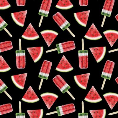 Арбузы акварель