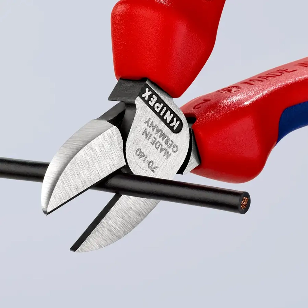 Кусачки боковые черненые 140 мм Knipex 70 02 140