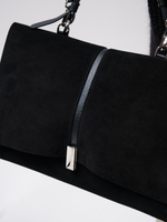 Замшевая сумка сэтчел Colette DBR 31349 черный