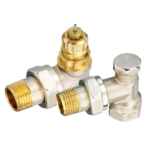 Набор термостатический для радиатора угловой ROYAL THERMO 3/4quot; Click