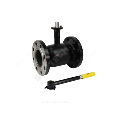 Кран шаровой сталь 09Г2С Ballomax КШТ 61.103 Ду 150 Ру25 фл L=350мм под электропривод с рукояткой ISO F10 BROEN КШТ 61.103.150.А.25