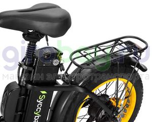 Электровелосипед Syccyba F11 Pro (48V/20Ah) - Жёлтый обод фото №7