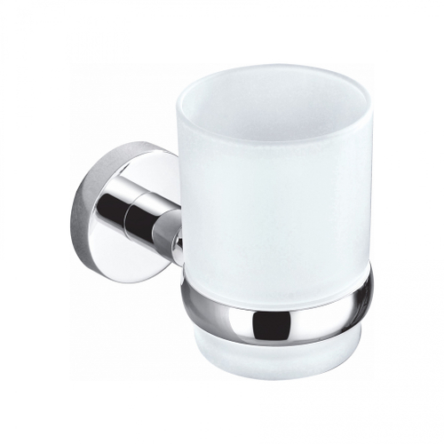 Стакан для зубных щеток с держателем WONZON & WOGHAND EASY, Хром (WW-8121)