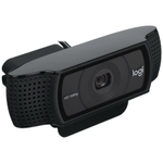 Веб-камера Logitech HD Pro C920, 2Мп, черный, FHD, 2-mic, 30FPS, автофокус, HDR, USB 1.5м (960-000998)