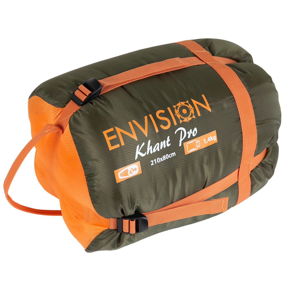 Спальный мешок кокон Envision Khant Pro +10 / 0 /-10°С 80х210см 1.4кг EKP -