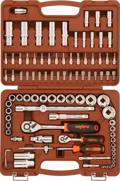 Ombra OMT94S Набор инструмента универсальный 1/4", 1/2"DR, 94 предмета