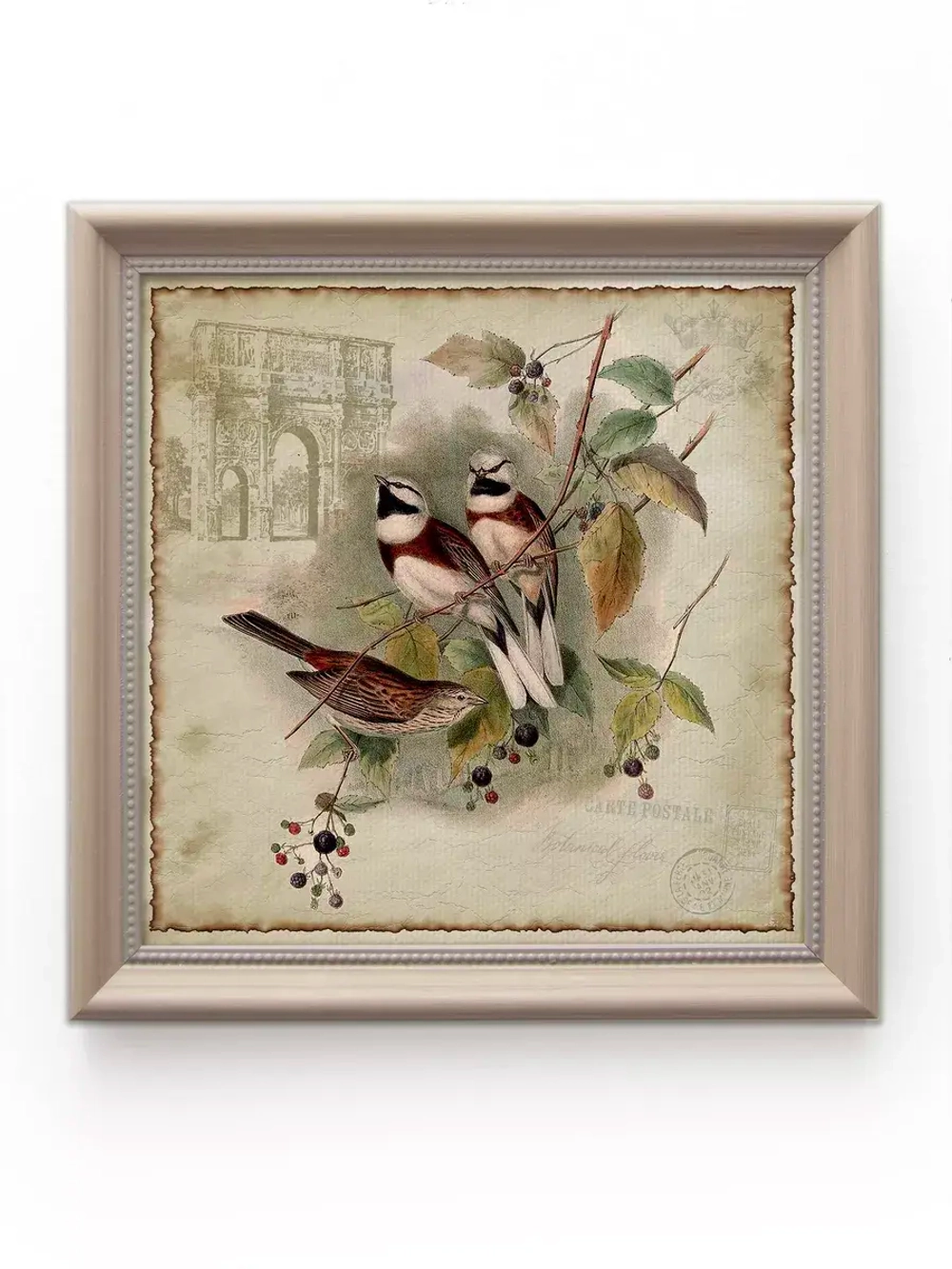 Картина на стену интерьерная на холсте 23х23см