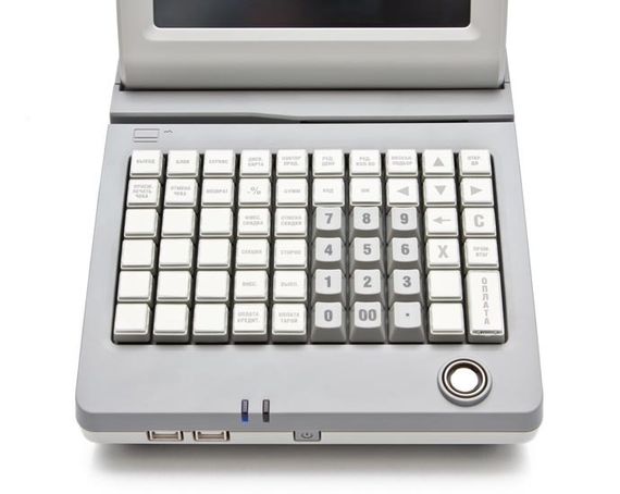 Терминал FlyPOS PRO светлый (C56L, 8&quot; сенс., Intel CedarView 1.86 ГГц, RAM 2 Гб, HDD 500 Гб, с VFD)(без ОС)