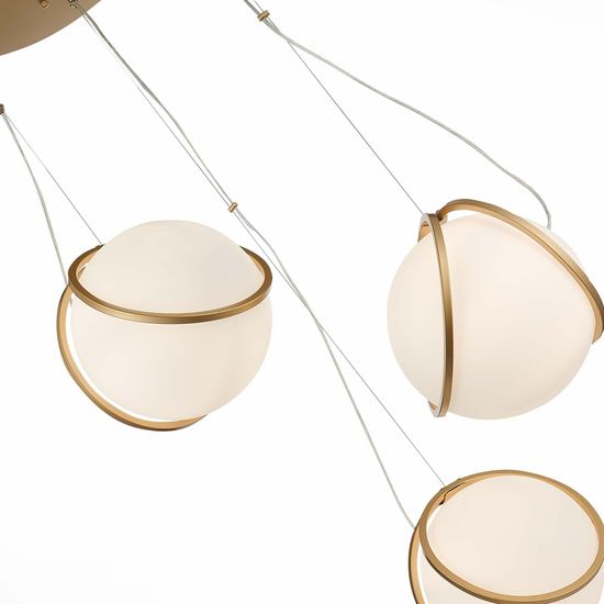 SL1181.353.03 Светильник подвесной ST-Luce Латунь/Латунь, Белый E27 3*40W ACERRA