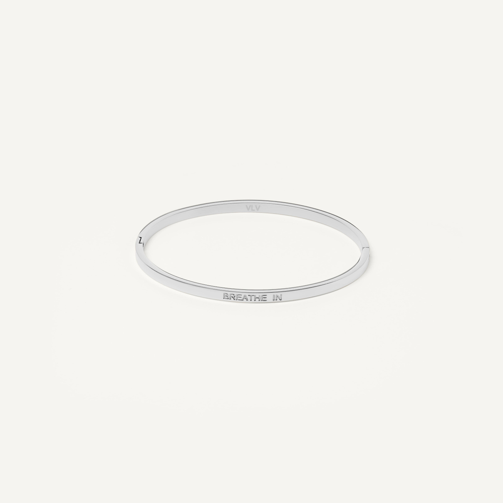 Тонкий Браслет Breathe In (Вдохни)