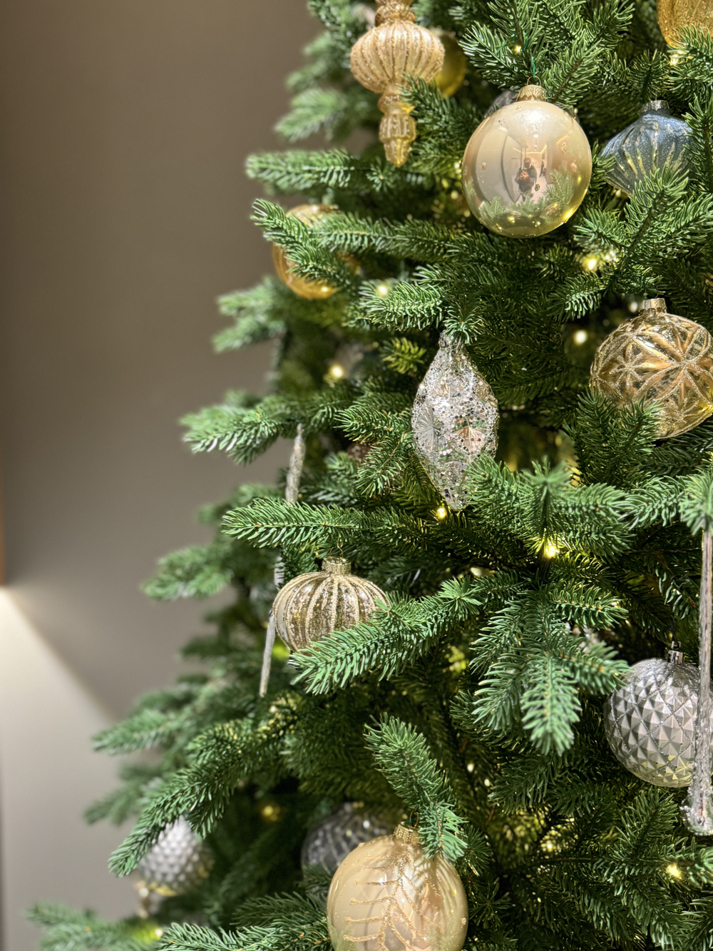 Новогодняя дизайнерская Ель «Морозное утро»