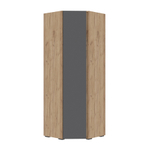 Хелен ШК 04 Шкаф угловой Крафт золотой / Графит серый