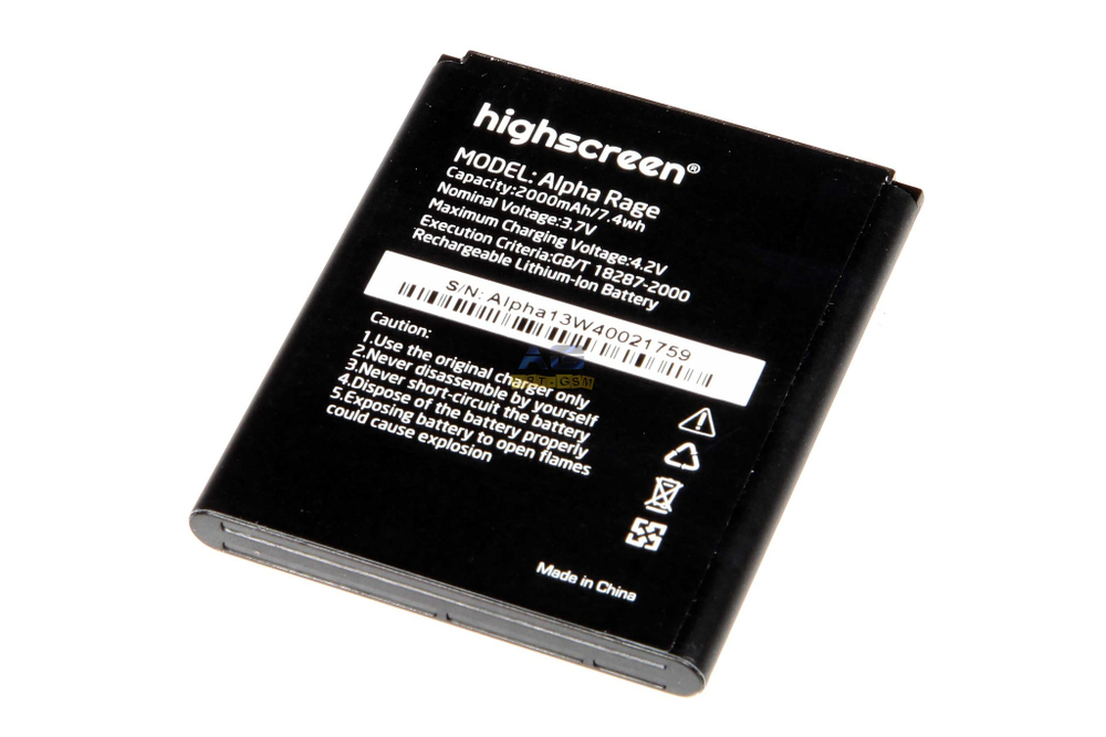 Аккумулятор Highscreen Alpha Rage
