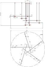 Подвесная люстра Arte Lamp ERRAI A2195SP-5BK