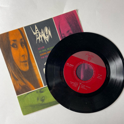 Винтажная виниловая пластинка 7 дюймов (маленькая пластинка) Orquesta Aragon La Aragon Delilah (Куба 1973)