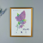 Фоторамка 30х40 золотая, фактура узор, арт. 3040.695365