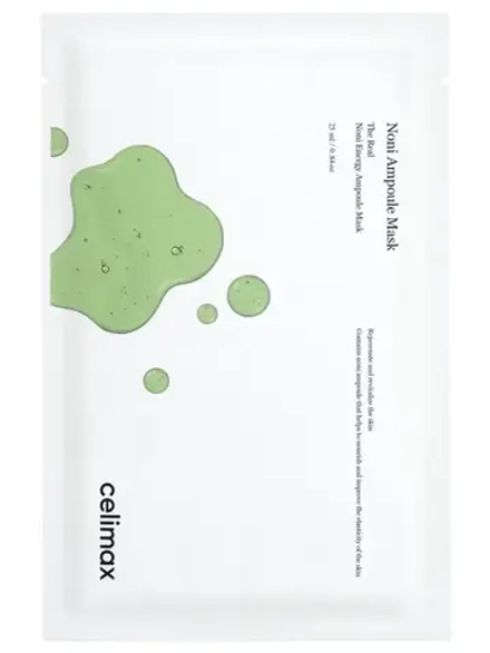 Celimax Восстанавливающая ампульная тканевая маска с экстрактом нони The Real Noni Energy Ampoule Mask 25 мл