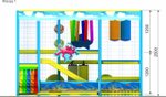 Детский игровой лабиринт «Сорока» 9,25 м² (3,7*2,5*2.5м)