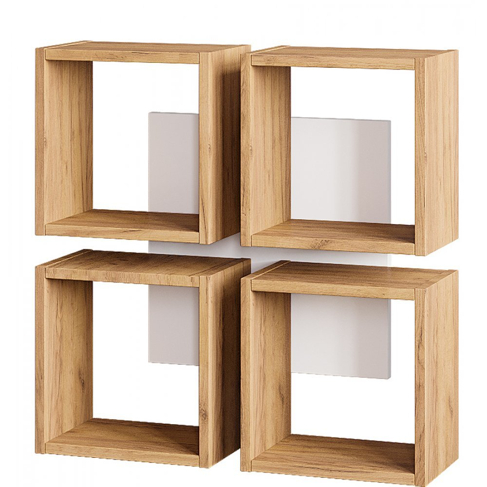 Полка Ион 5 крафт/белый