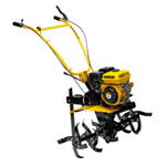 Мотоблок DPT-270SB, 7 л.с., ремен.сцеп, фрез 3х4, ШОМ, без колес, передачи 2В/1Н Denzel