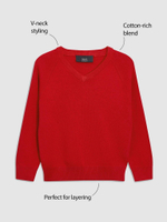 Джемпер школьный для мальчика Next Q90-696, Красный