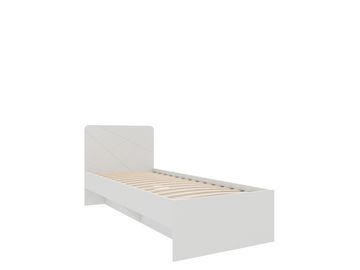 Абрис ПМ-332.01 исп.2 Кровать (800) (Белый глянец)