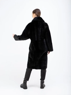 Шуба натуральная дубленка зимняя двухсторонняя