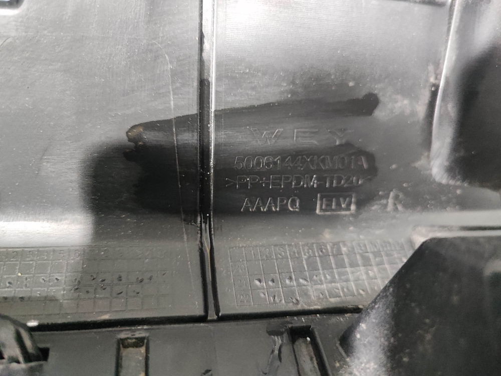 Накладка крыла переднего правого Tank 300 21-нв Б/У Оригинал 5006144XKM01A